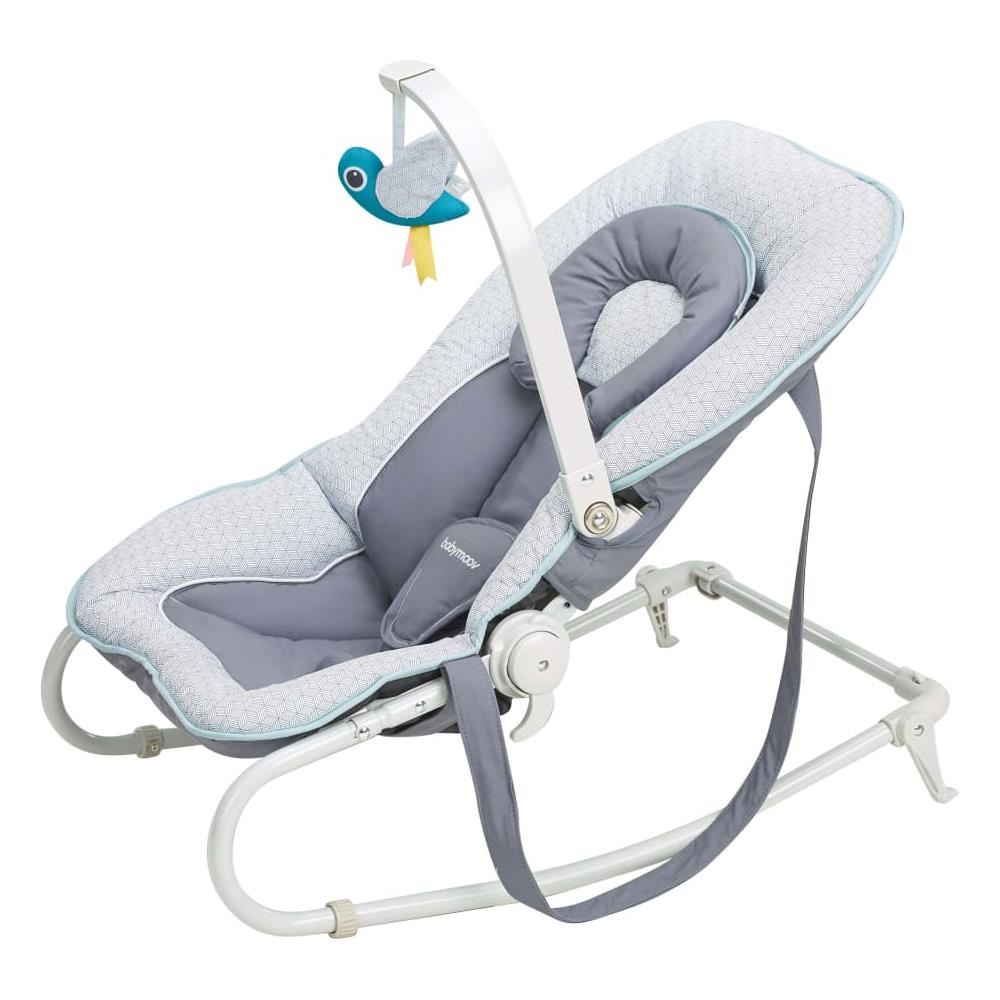 Sdraietta Per Neonati Graphik Blu E Grigio - Foto 1