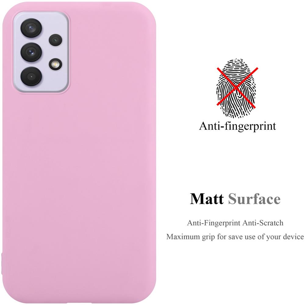 Custodia Compatibile Con Samsung Galaxy A33 5g In Candy Rosa - Coperchio Protettivo In Silicone Tpu Flessibile - Foto 2