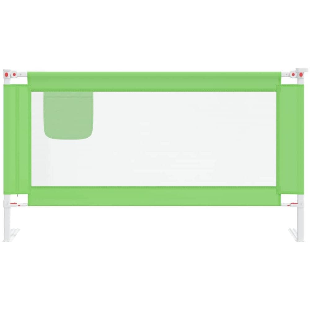 Sponda Letto di Sicurezza per Bambini Verde 150x25cm in Tessuto - Foto 3