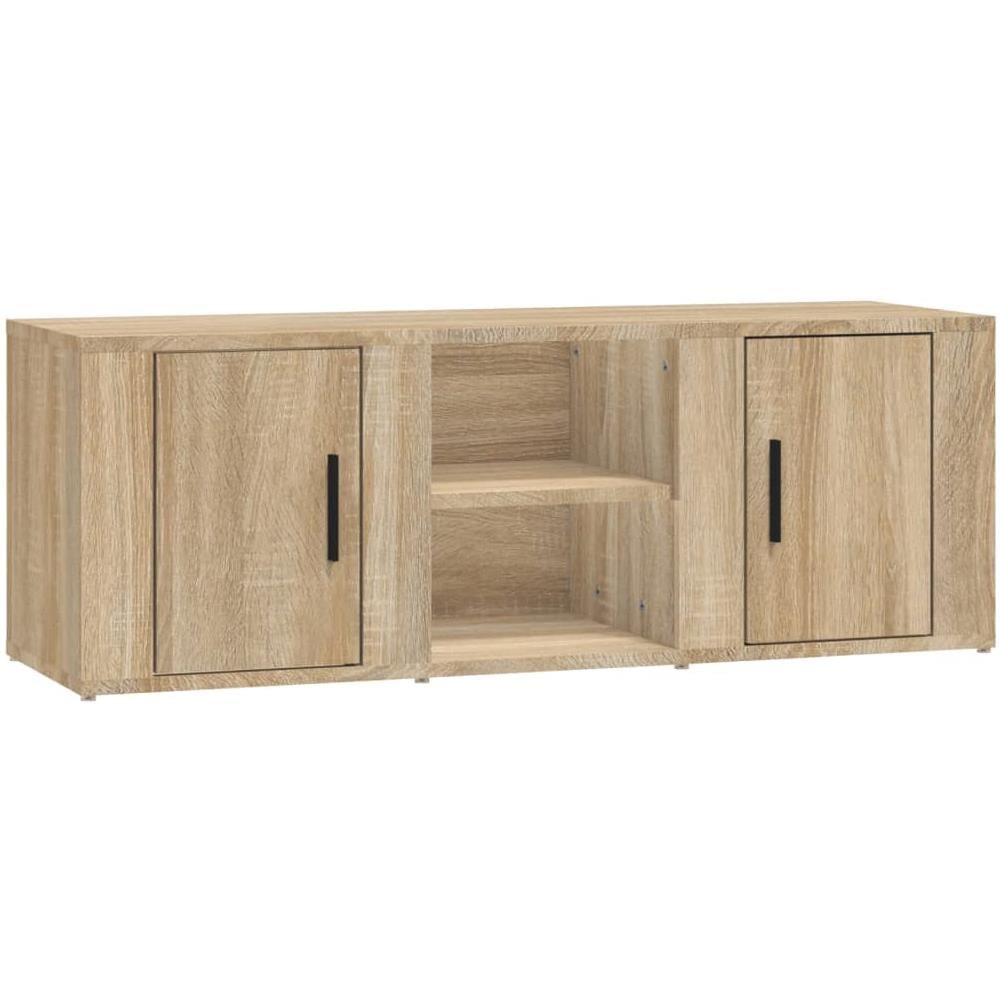 Mobile Per Tv Rovere Sonoma 100x31,5x35 Cm Legno Multistrato - Foto 2