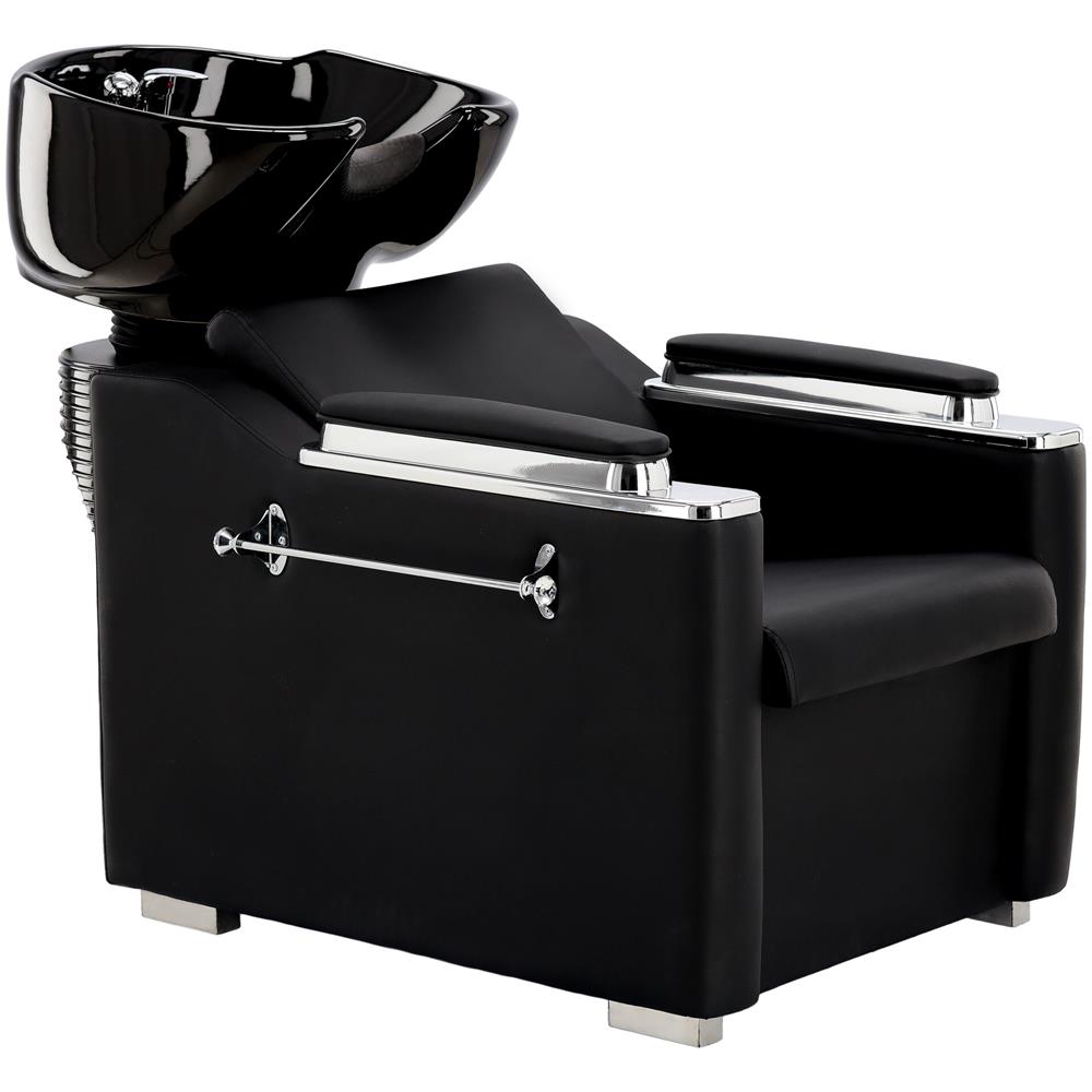 Lavatesta Lavaggio Per Parrucchieri / Barbieri Berlin Per Il Salone Da Parrucchiere /  Barbiere Vasca Mobile In Ceramica Miscelatore Doccetta - Foto 2