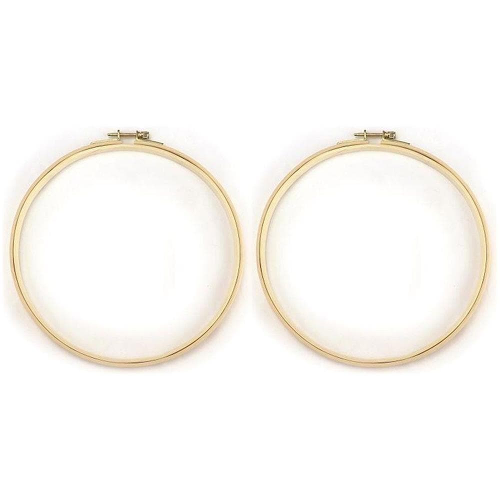 2 Telai Da Ricamo In Legno Ø 10 Cm - Foto 1