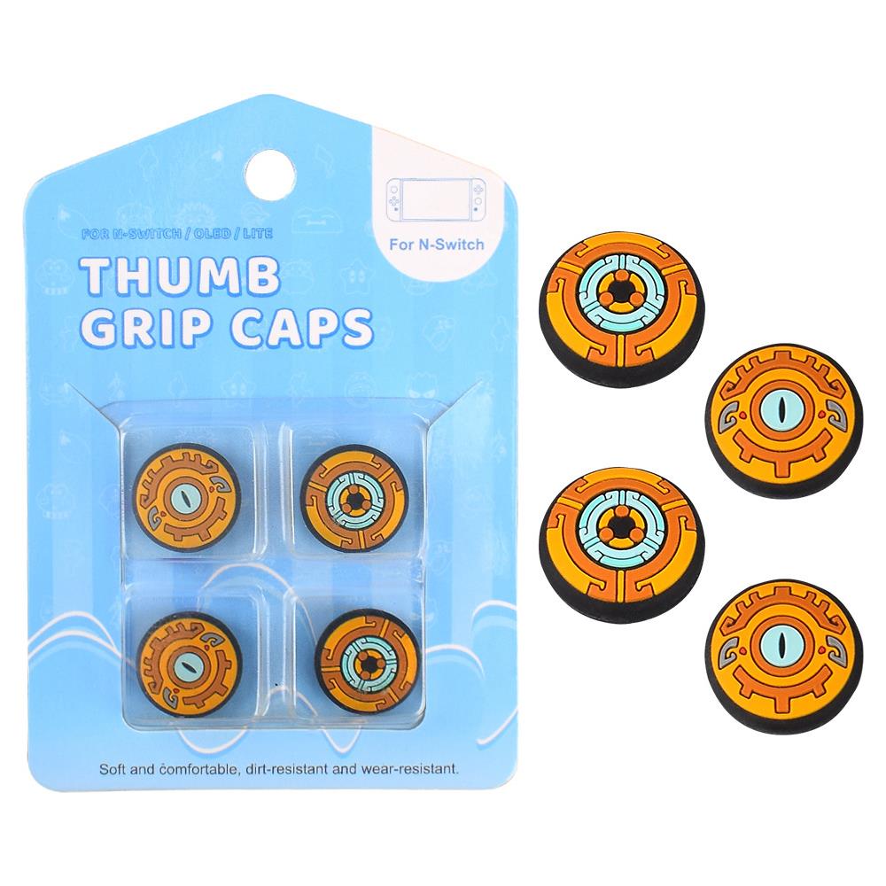 Nintendo Switch / Cappuccio Con Impugnatura Per Il Pollice Oled Confezione Da 4 Legend Of Zelda Tears Of Kingdoms - Foto 1
