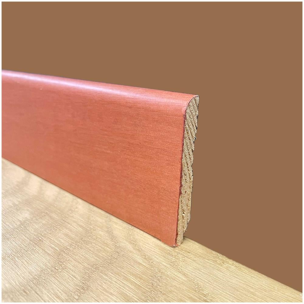 ***mega Stock Al Metro*** Battiscopa Bc In Legno Massello Impiallacciato 70x10 Ciliegio - Foto 1