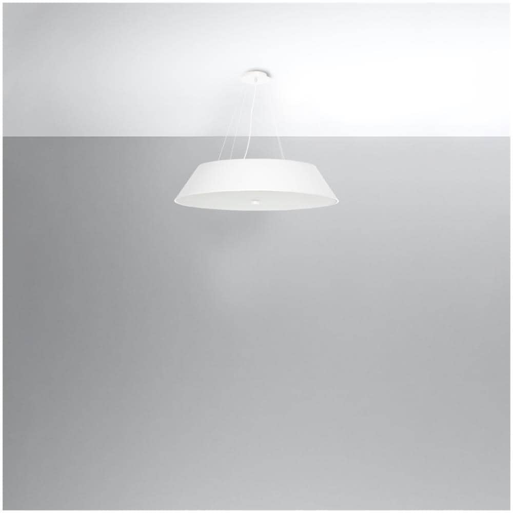 Lampadario Vega 70 Bianco Sl. 0819 - Minimalista Lampadari Bianco 105x70x70 Cm - Foto 2