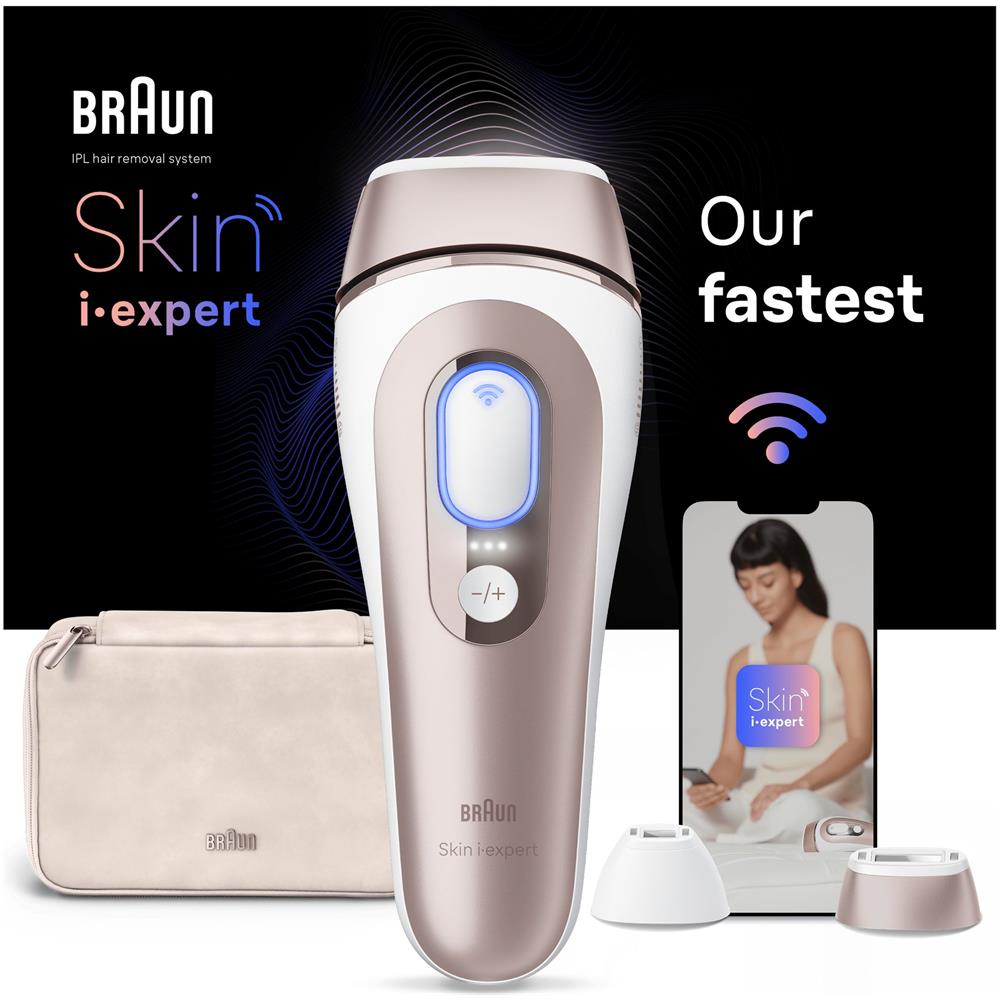 Epilatore Luce Pulsata Smart Skin I·Expert, Epilazione A Casa Tua, Custodia, Rasoio Donna Venus, 2 Testine, PL7147 - Foto 1