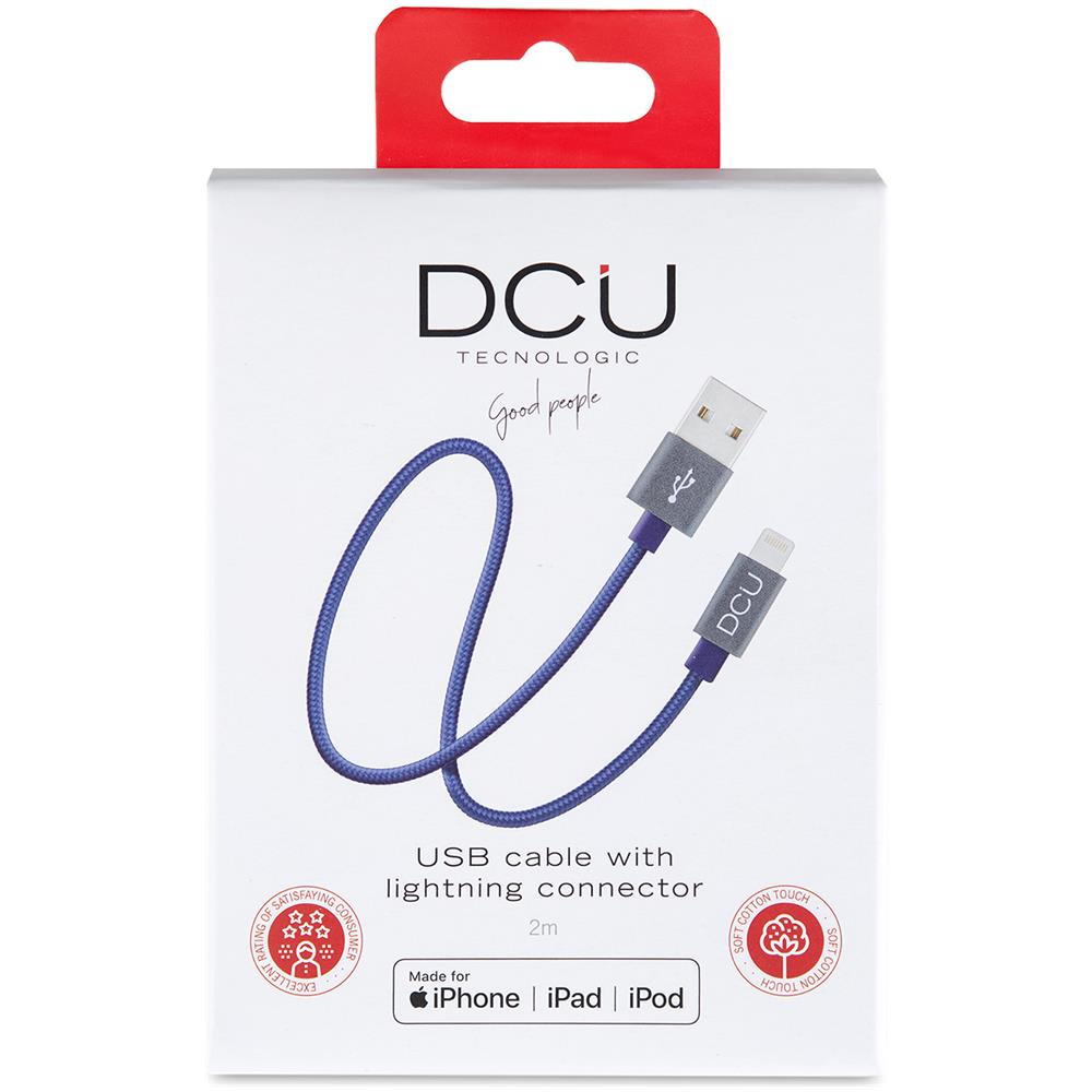 34101250 cavo Lightning 1 m Blu - Foto 2