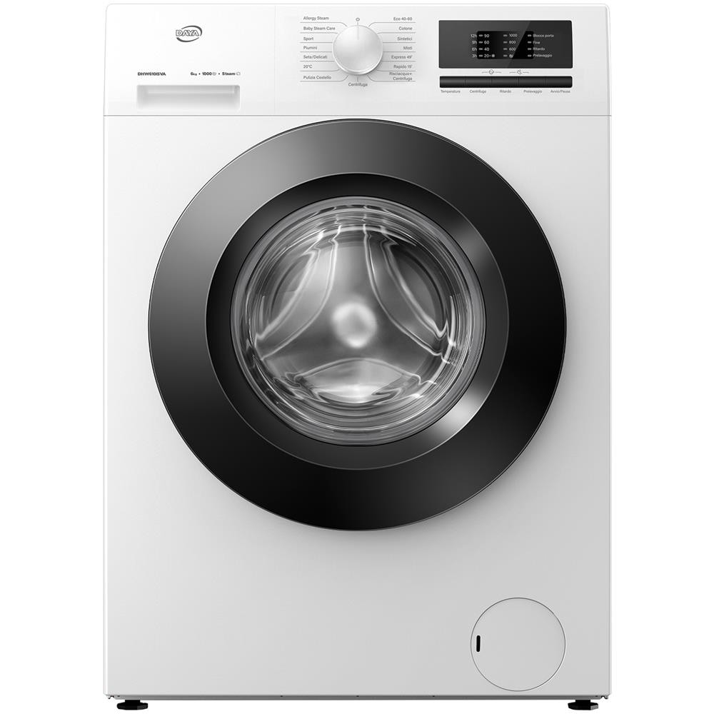 DHW610ISVA Lavatrice a Carica Frontale Classe A BLDC Inverter Profondità slim Capacità 6 kg 1000 giri /minuto Programmi Vapore - Foto 1