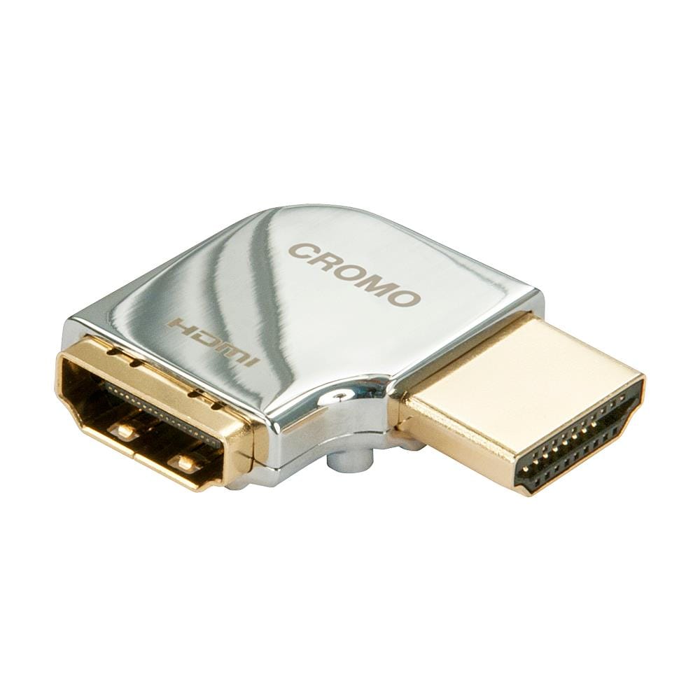 Adattatore HDMI CROMO® Tipo A M / F a 90 gradi "Destra" - Foto 2