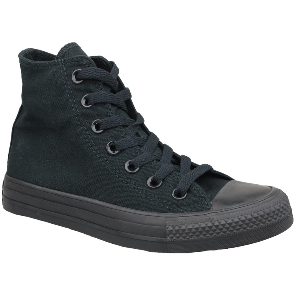 converse - Scarpe Converse Uomo E Donna In Tela Total Black Alte Taglia 38  - 24,5 Cm - ePRICE