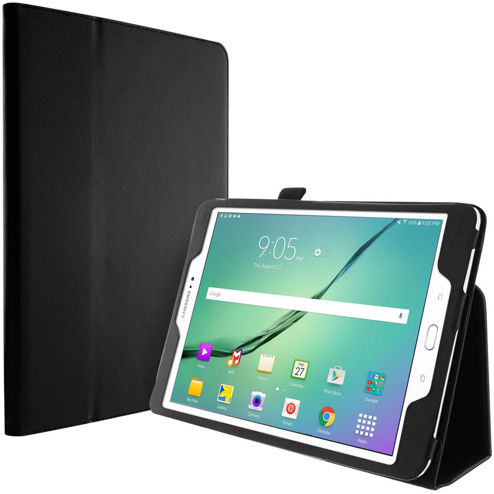 Custodia Stand Integrale Per Samsung Galaxy Tab S2 9,7 - Nera - Foto 10