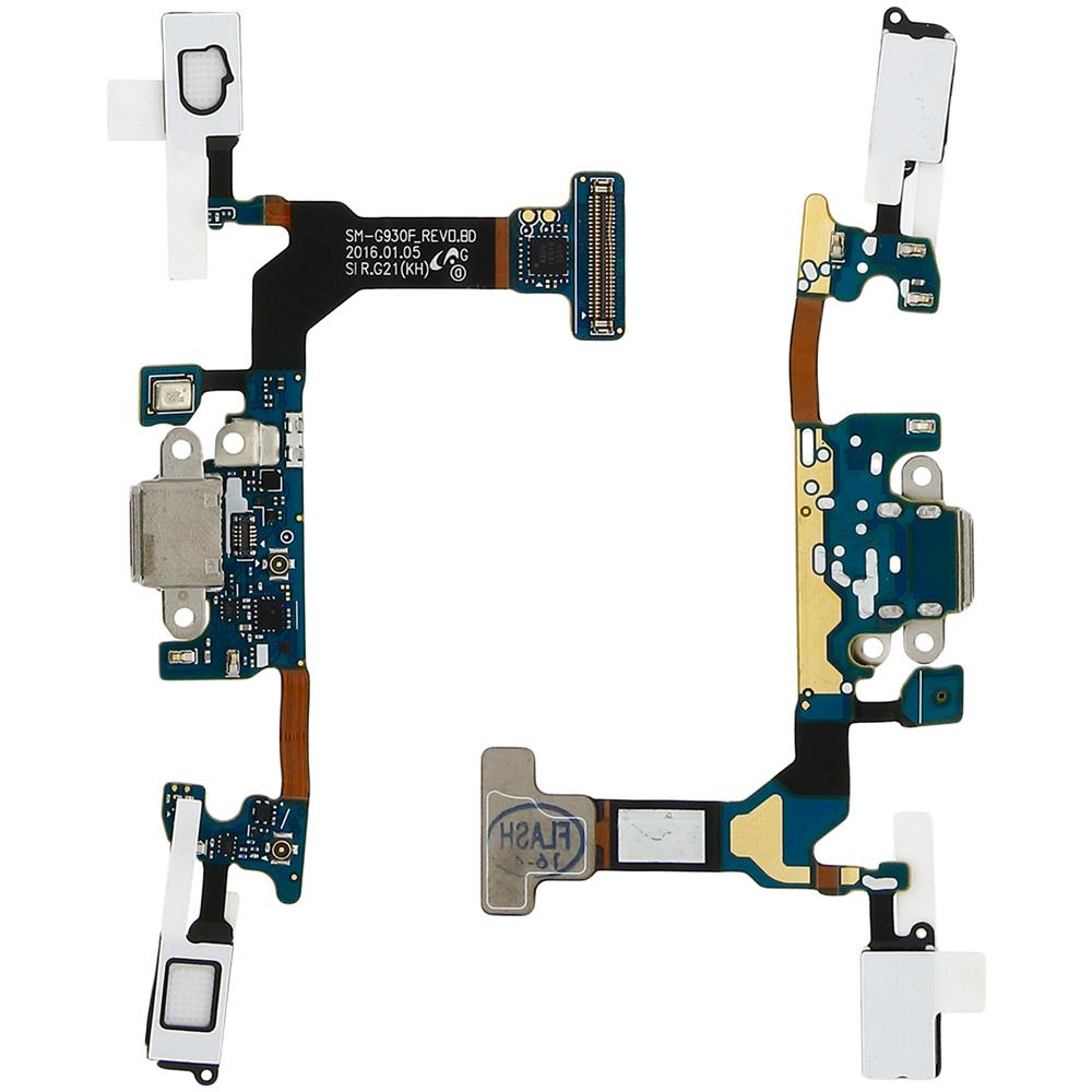 Connettore Con Presa Di Ricarica Micro Usb + Microfono Per Samsung Galaxy S7 - Foto 2