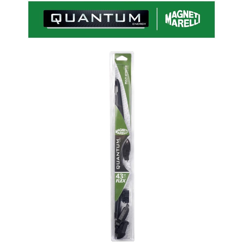 Spazzola Tergicristallo Auto Flex 43cm - 17"" Parabrezza Attacco Universale - Foto 1