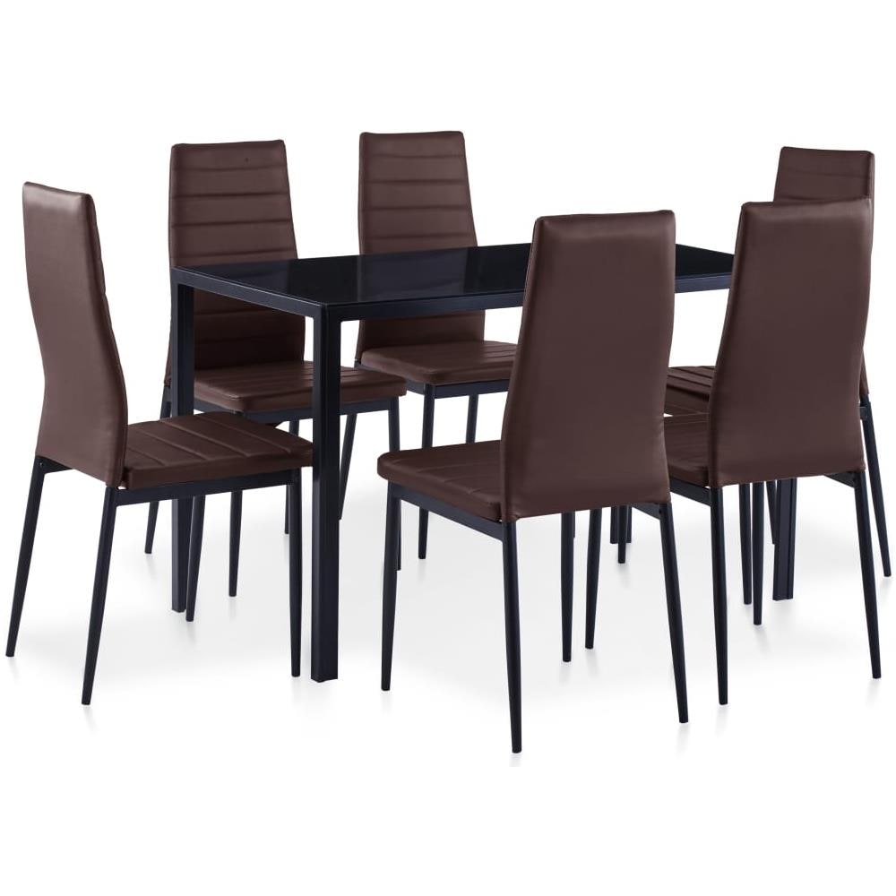 Set Da Pranzo 7 Pz Marrone - Foto 1