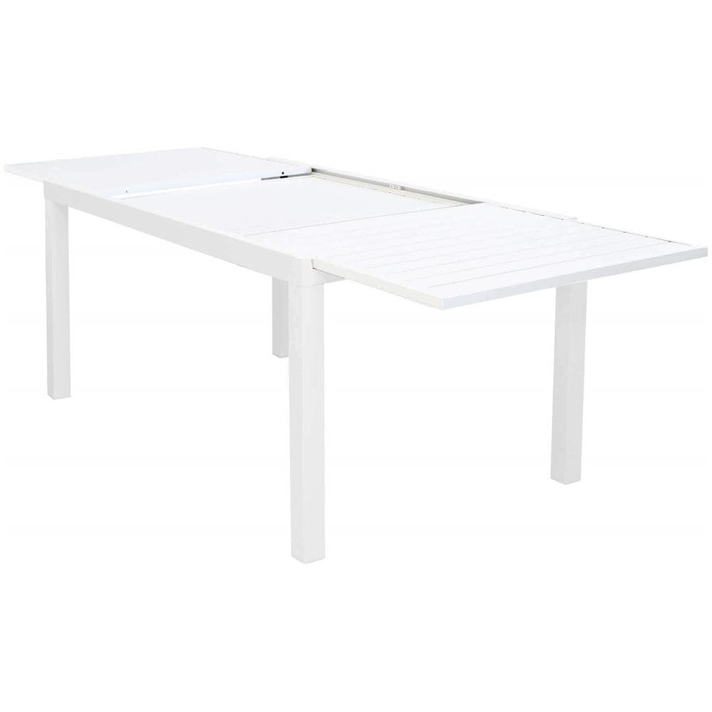 Dexter - Set Tavolo Da Giardino Allungabile 160/240 X 90 Compreso Di 6 Sedie E 2 Poltrone In Alluminio - Foto 2