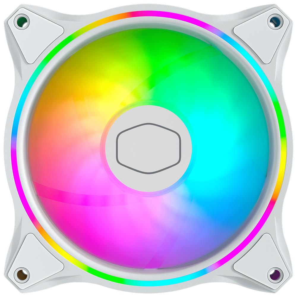 Cooler Master Masterfan Mf120 Halo White Edition Computer Case Ventilatore 12 Cm 1 Pezzo (i) Bianco - Foto 2