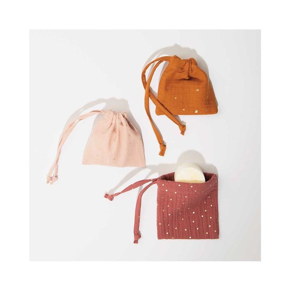 Mussola Stropicciata Rosa Cipria 130x50cm - Foto 2