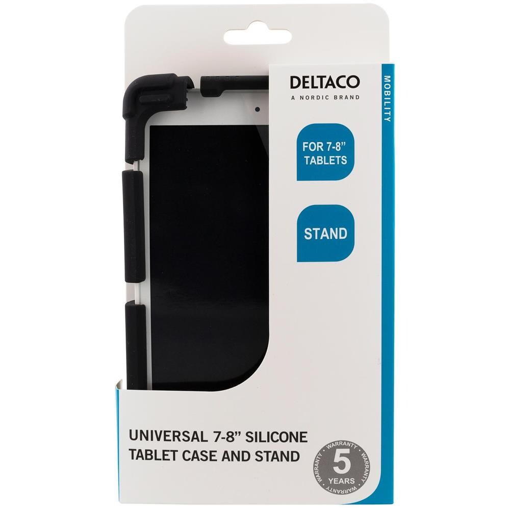 Guscio In Silicone Per Tablet 7-8"", Supporto, Nero - Foto 7