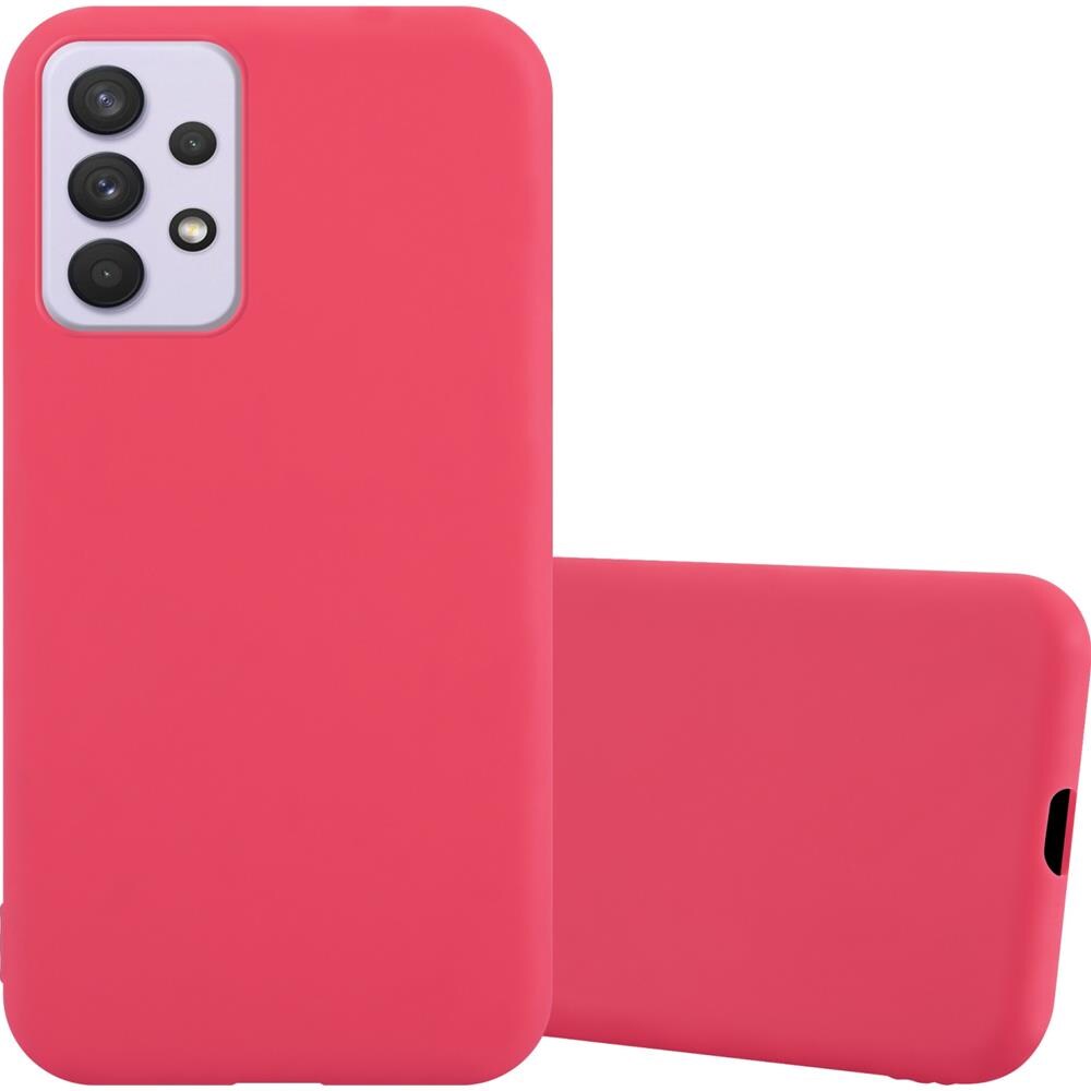 Custodia Compatibile Con Samsung Galaxy A33 5g In Candy Rosso - Coperchio Protettivo In Silicone Tpu Flessibile - Foto 1