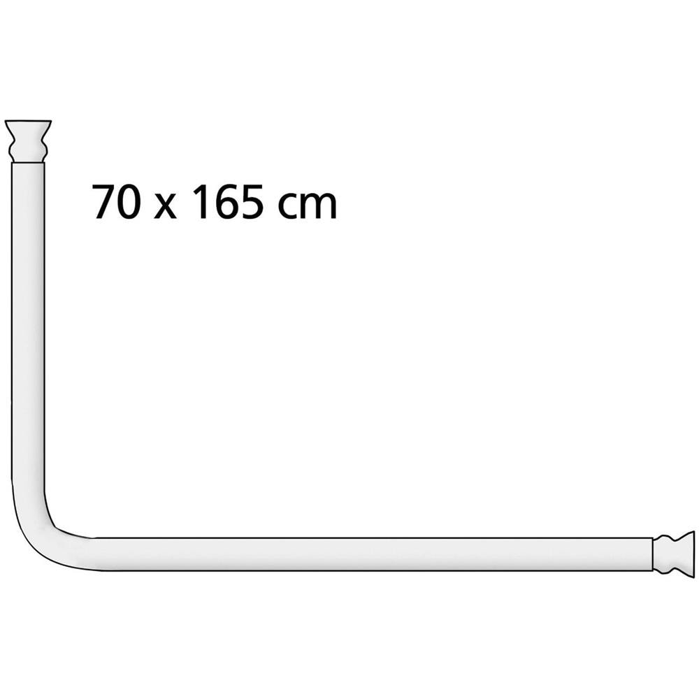 Barra Universale Per Tenda Doccia, Ø 2,5 Cm, Wenko - Foto 7