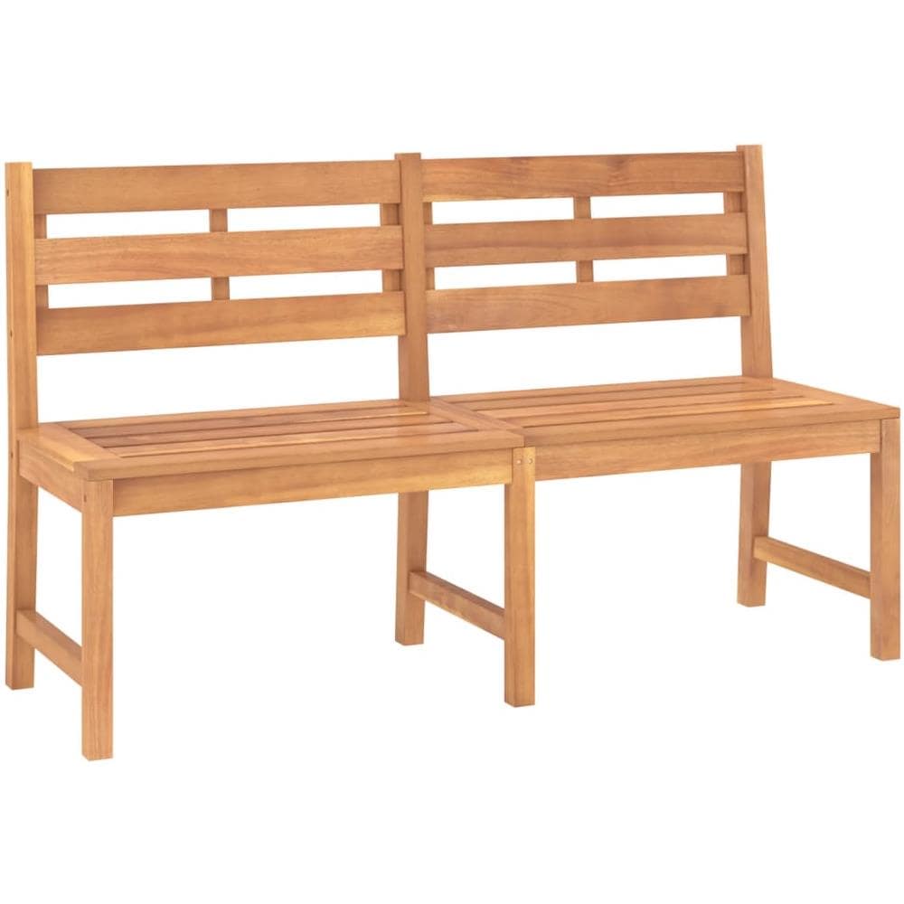 Panca da Giardino 150 cm in Legno Massello di Teak - Foto 2