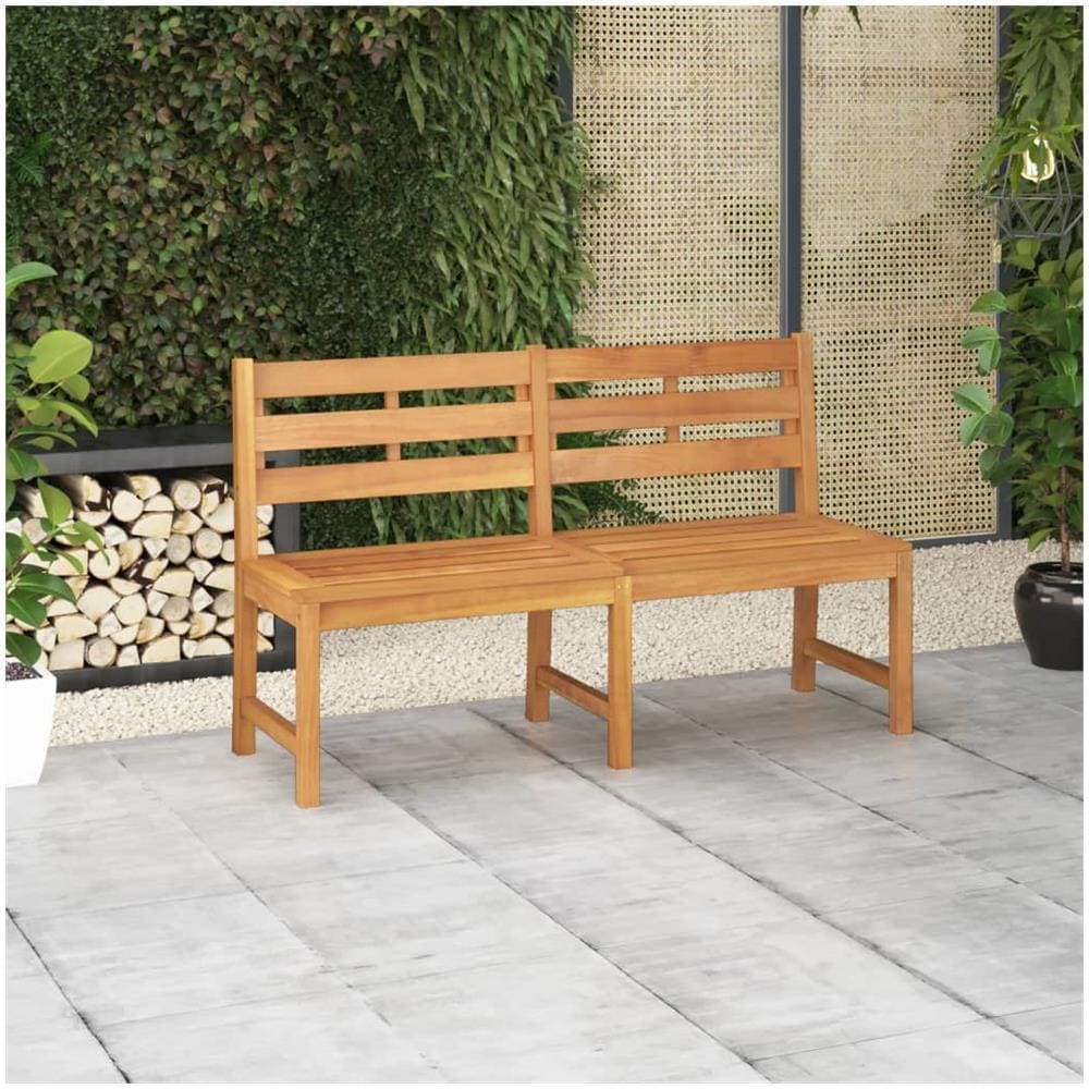 Panca da Giardino 150 cm in Legno Massello di Teak - Foto 1