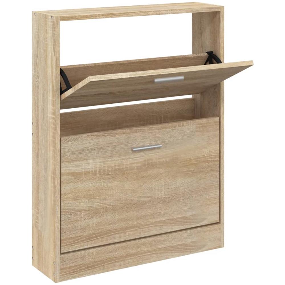 Scarpiera Rovere 59x17x81 Cm In Legno Multistrato - Foto 2