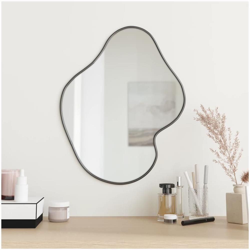 Specchio Da Parete Nero 50x40 Cm - Foto 1