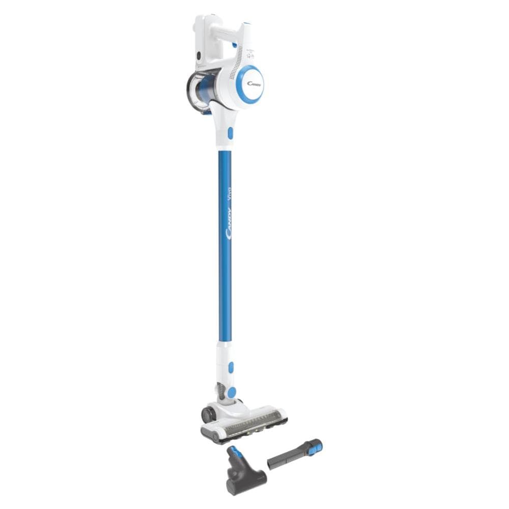 Scopa Elettrica Ricaricabile Viva CVIVA20 011 Sistema Ciclonico Senza Sacchetto Capacità 0,7 Litri Colore Bianco / Azzurro - Foto 2