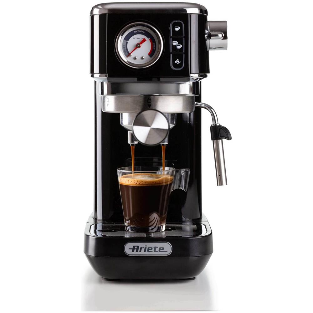 Macchina da Caffè Espresso Semi automatica 1381 Serbatoio 1.1 Lt. Potenza 1300 Watt Colore Nero - Foto 2
