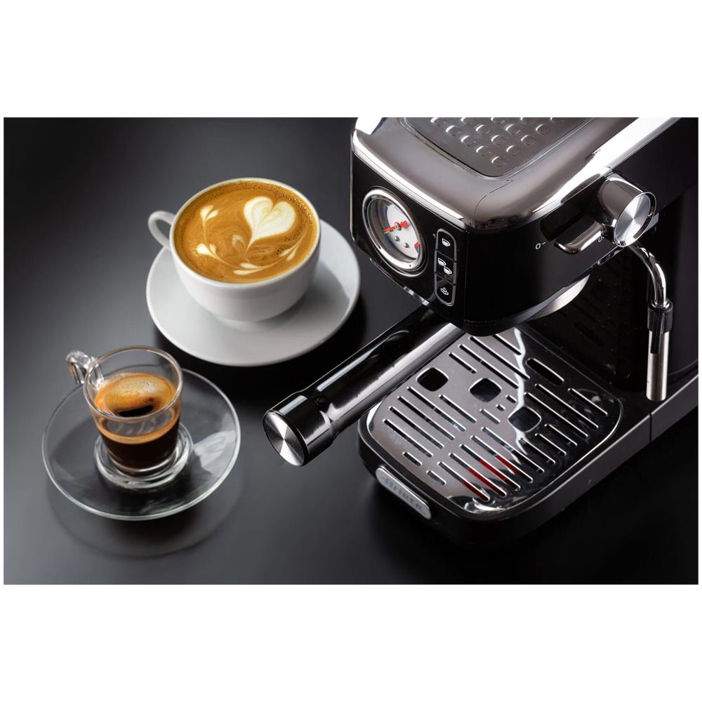 Macchina da Caffè Espresso Semi automatica 1381 Serbatoio 1.1 Lt. Potenza 1300 Watt Colore Nero - Foto 5