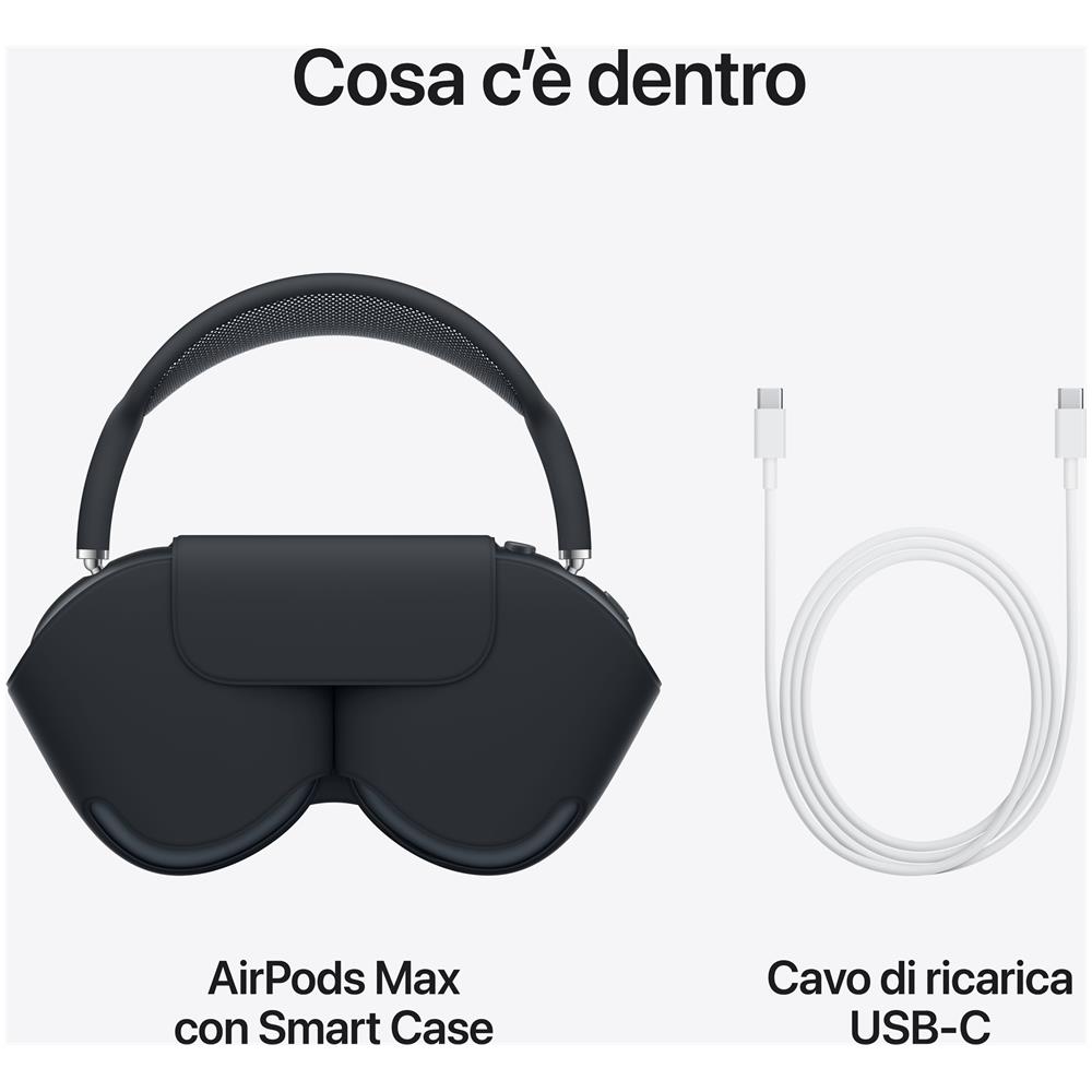 AirPods Max (2024) Le nuove cuffie over-ear per un ascolto davvero sublime. Ora in nuovi colori e con ricarica rapida via USB-C. Colore:Beige - Foto 9