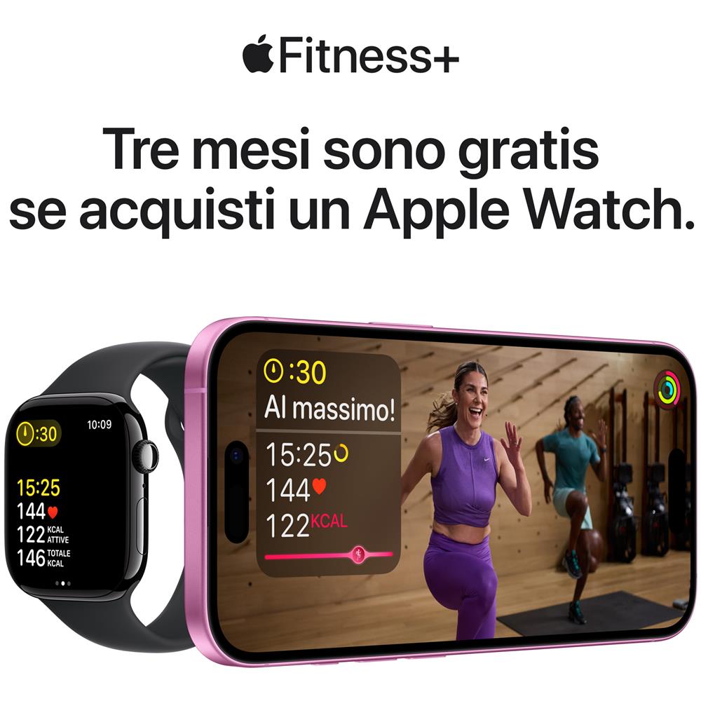 Watch SE GPS + Cellular 44mm Cassa Alluminio Mezzanotte con Mezzanotte Sport Band - M /L - Foto 8