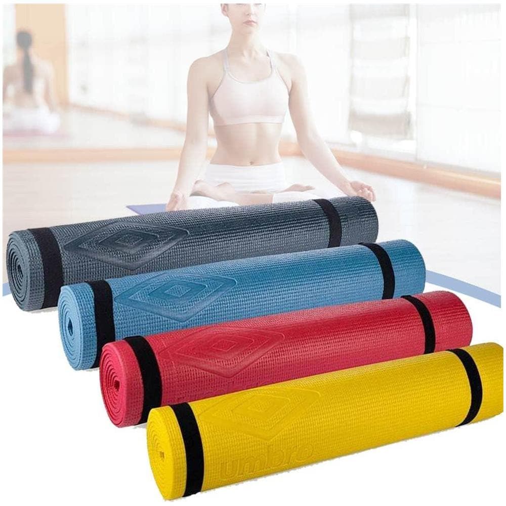 Set 2 x Tappetini Yoga Antiscivolo 175 x 60 cm Materassini Allenamento Fitness - Foto 2