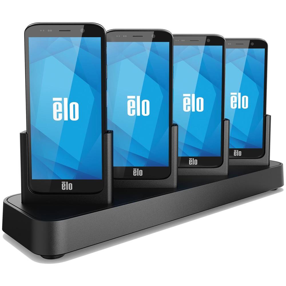 4 Unit Device Charger - Supporto di Ricarica Portatile + Adattatore di Alimentazione - Connettori di Uscita: 4 - per Elo M51 | E526176 - Foto 1