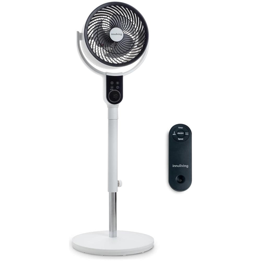 Ventilatore a Piantana Digitale High Tech INN-533, Slim Design, Display Touch, Telecomando, Oscillazione 3D, Timer 12h, 3-12 Velocità, 50W, Ventilazione Potente fino a 5m - Foto 1