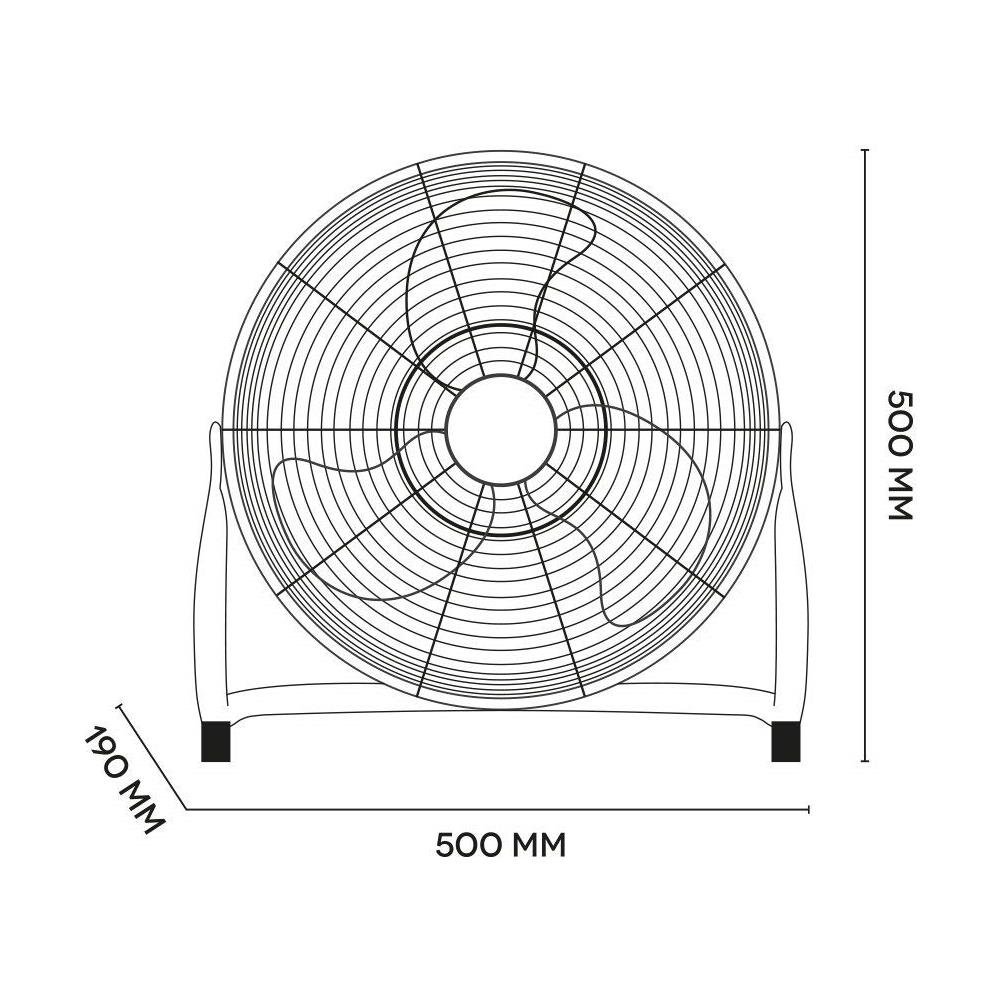 Ventilatore da Tavolo SPEEDY Diametro 40 cm Colore Inox  - Foto 4
