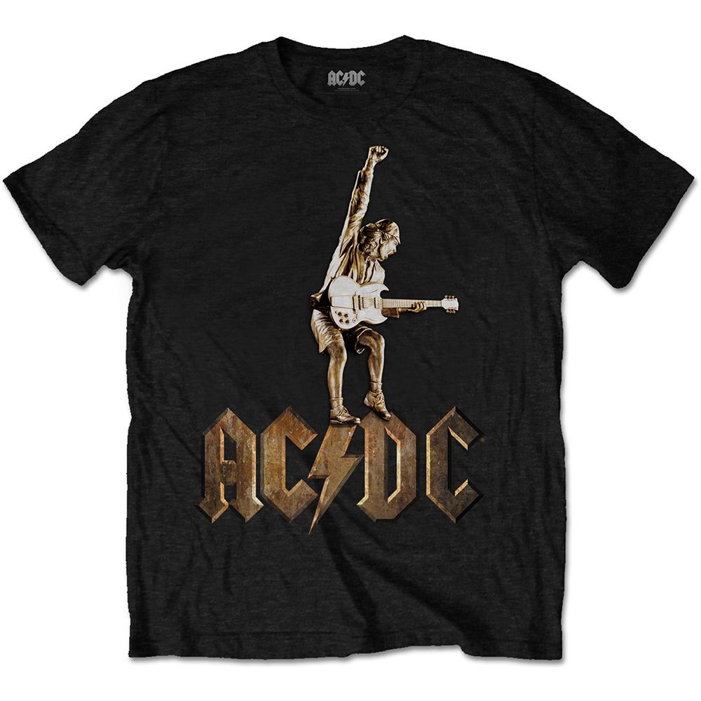 Ac / Dc - Angus Statue Black (T-Shirt Unisex Tg. S) - Foto 1