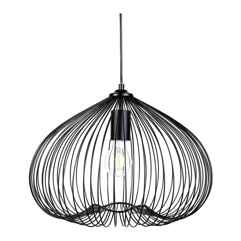 Lampadario Moderno Di Design In Metallo Nero Tordino - Foto 1