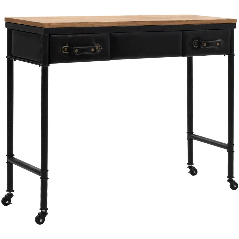 Tavolo Consolle in MDF e Legno di Abete 100x33,5x80 cm - Foto 1