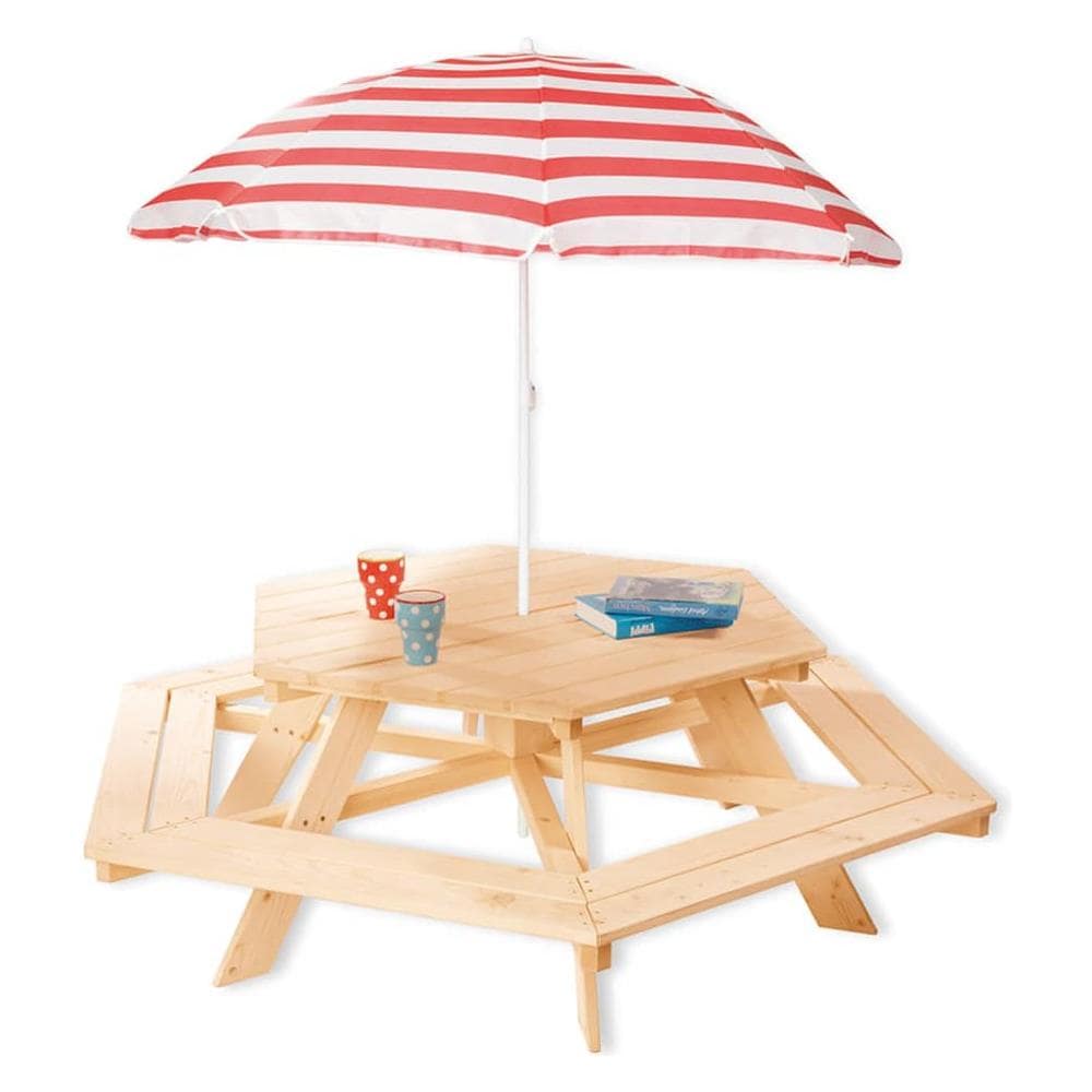 Set Tavolo E Panchina Per Bambini Nicki 6-eck - Foto 2