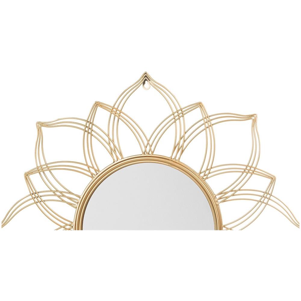 Specchio Da Parete In Color Oro Ø 67 Cm Milly - Foto 2