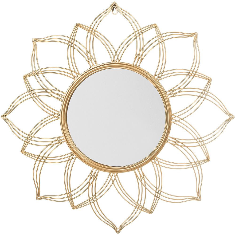 Specchio Da Parete In Color Oro Ø 67 Cm Milly - Foto 1