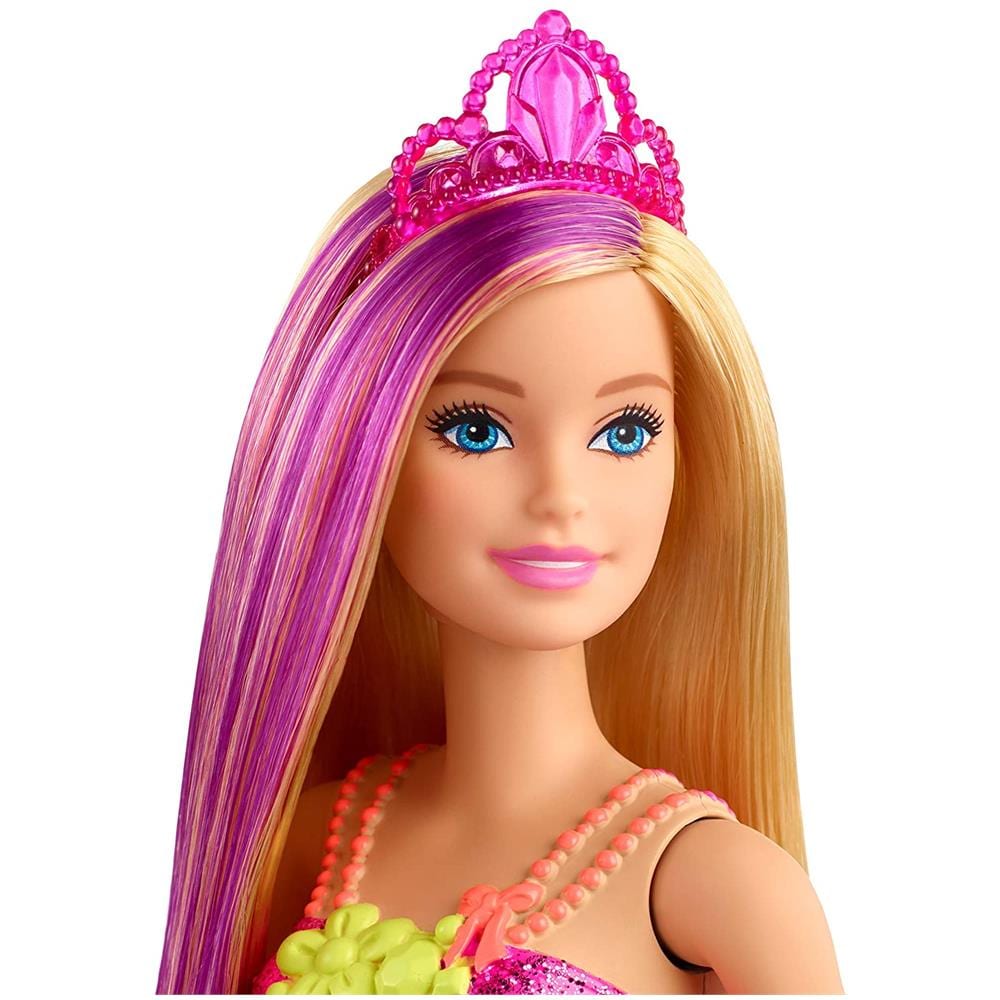 GJK13 Barbie - Dreamtopia: Principessa con Capelli Viola e Biondi - Foto 2