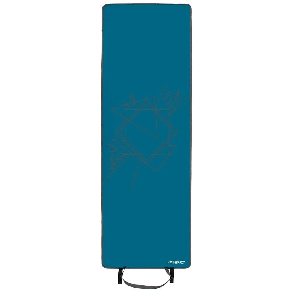 Tappetino da Fitness in Neoprene con Stampa Blu e Grigio - Foto 1