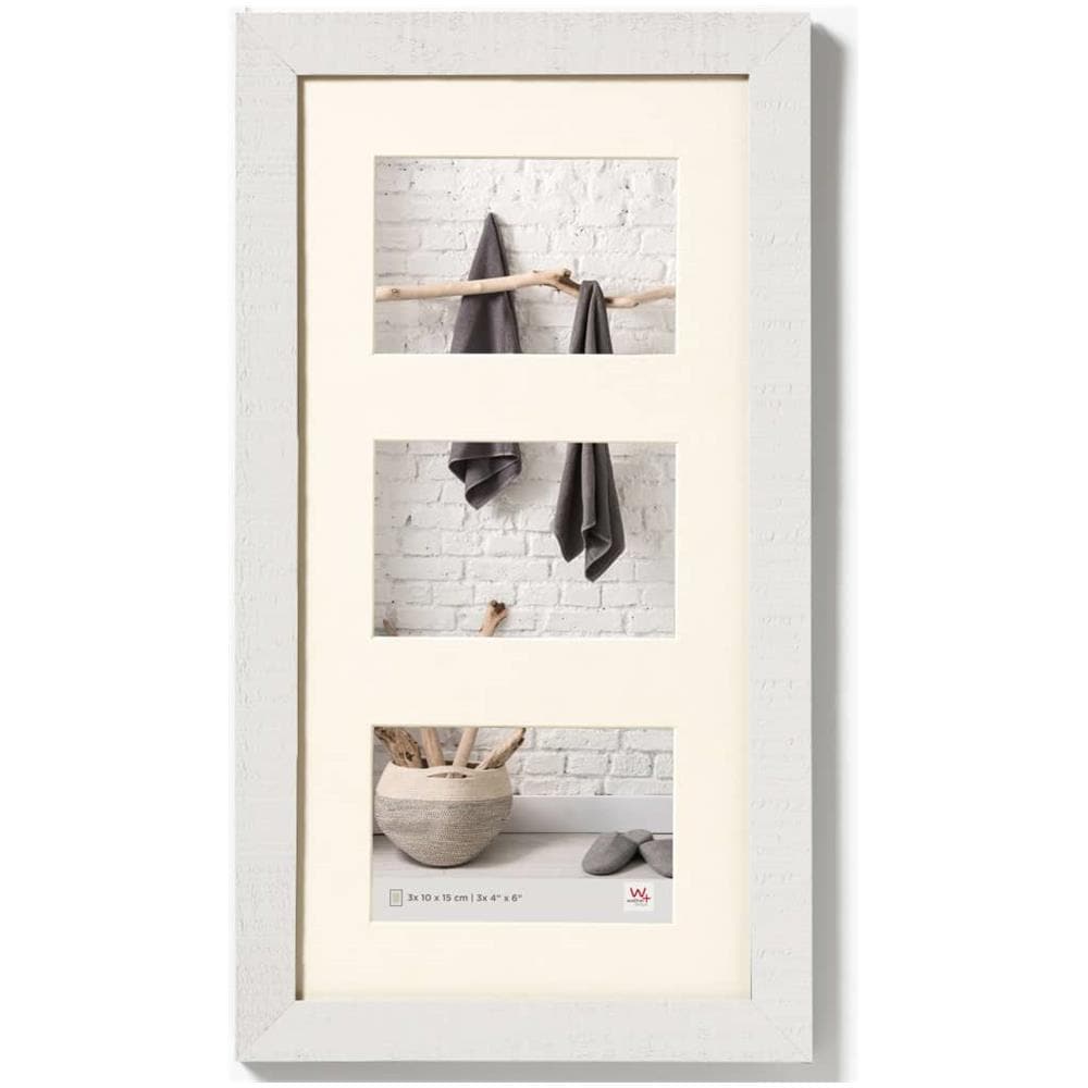 Cornice per Foto Home 3x10x15 cm Bianco Polare - Foto 1