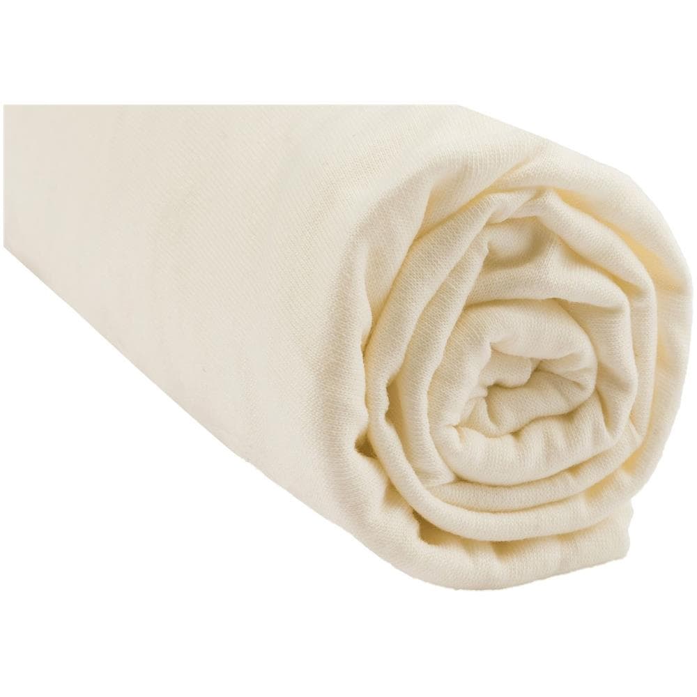 Set Di 3 Lenzuola Con Angoli In 100% Cotone Biologico - 60x120 Cm - Ecru - Foto 2