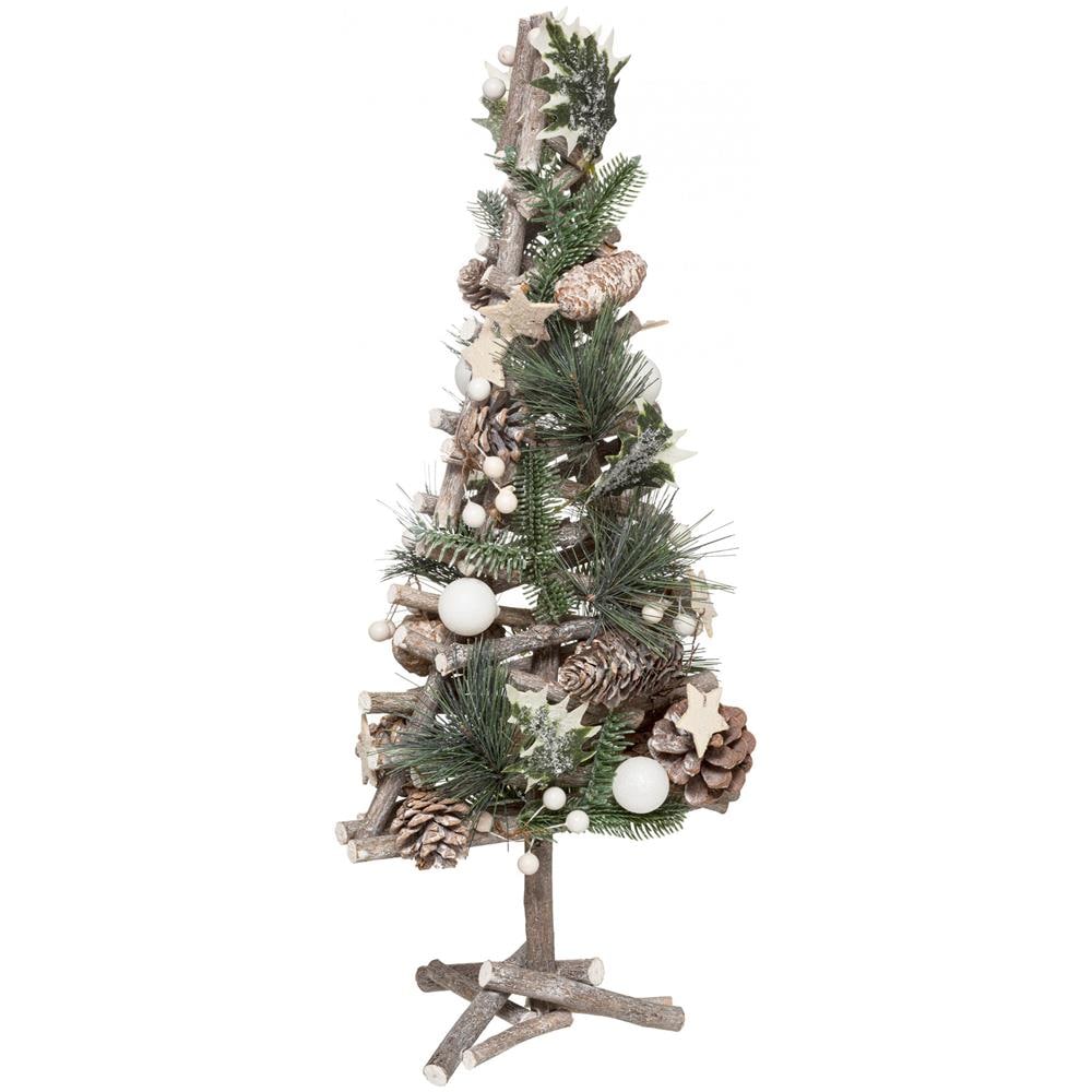 Jja - Albero Di Natale In Legno Naturale - Foto 1