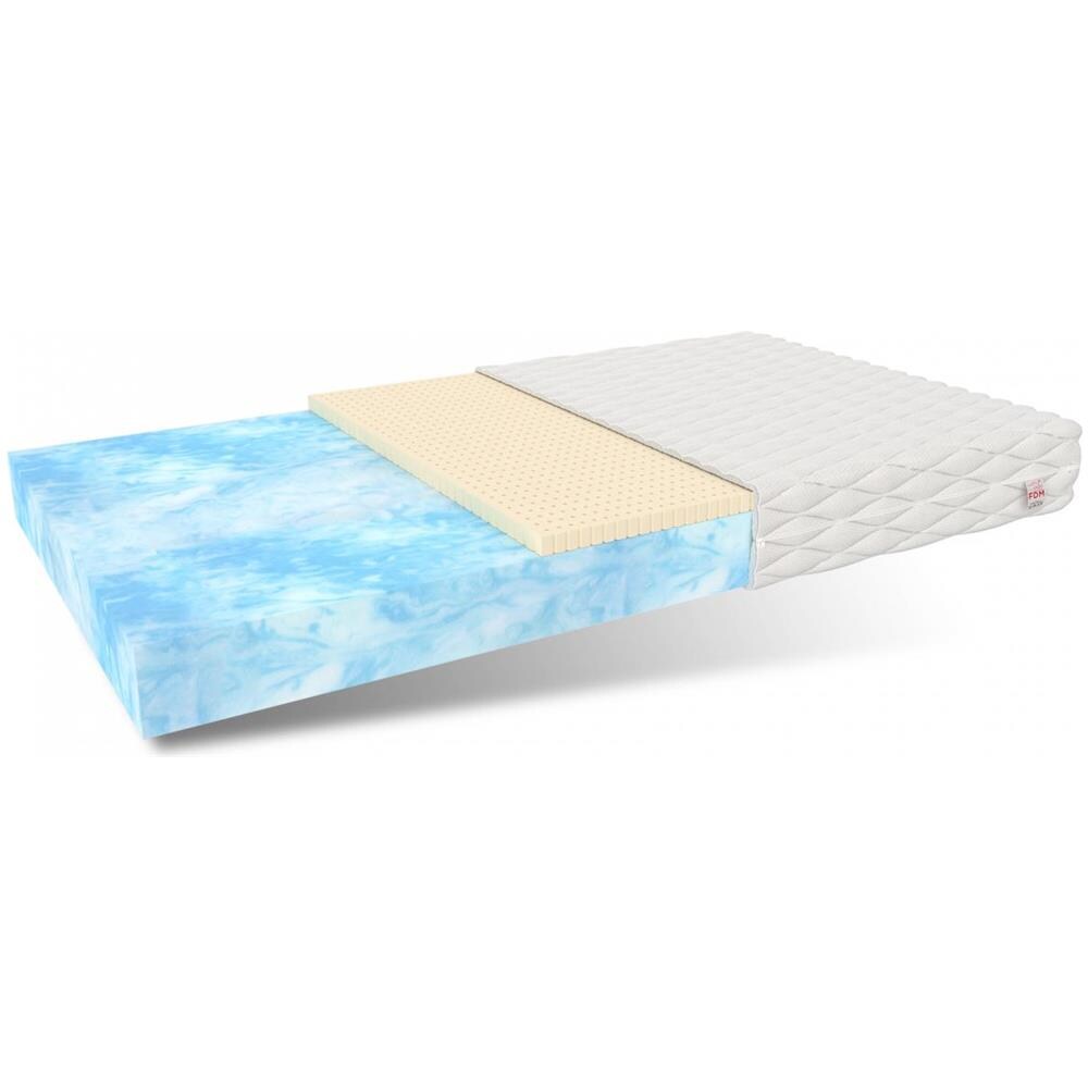 Materasso In Schiuma Toti 90 X 200 - H2 Medio / H3 Medio Rigido - Bio Foam, Lattice - Foto 1