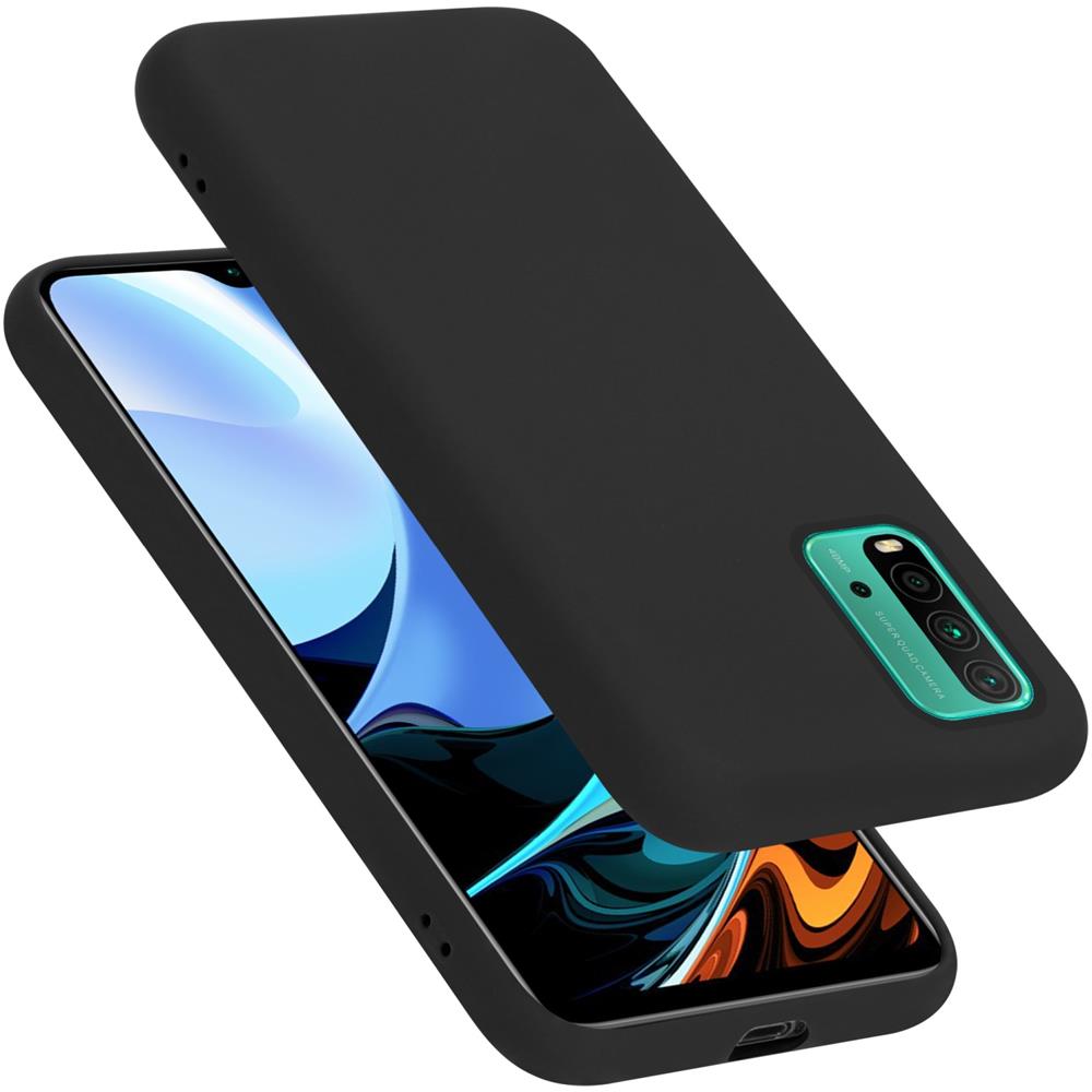 Custodia Compatibile Con Xiaomi Redmi 9t / Poco M3 In Liquid Nero - Coperchio Protettivo In Silicone Tpu Flessibile - Foto 1